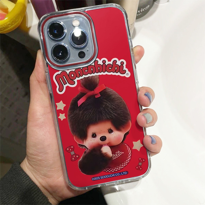 AWIFI ส่งจากไทย เคสโทรศัพท์มือถือ เคสไอโฟน กันกระแทก สําหรับMonchhichi IPHONE 16 11 12 13 14 15PRO MAX 7Plus XS/XR XSMax