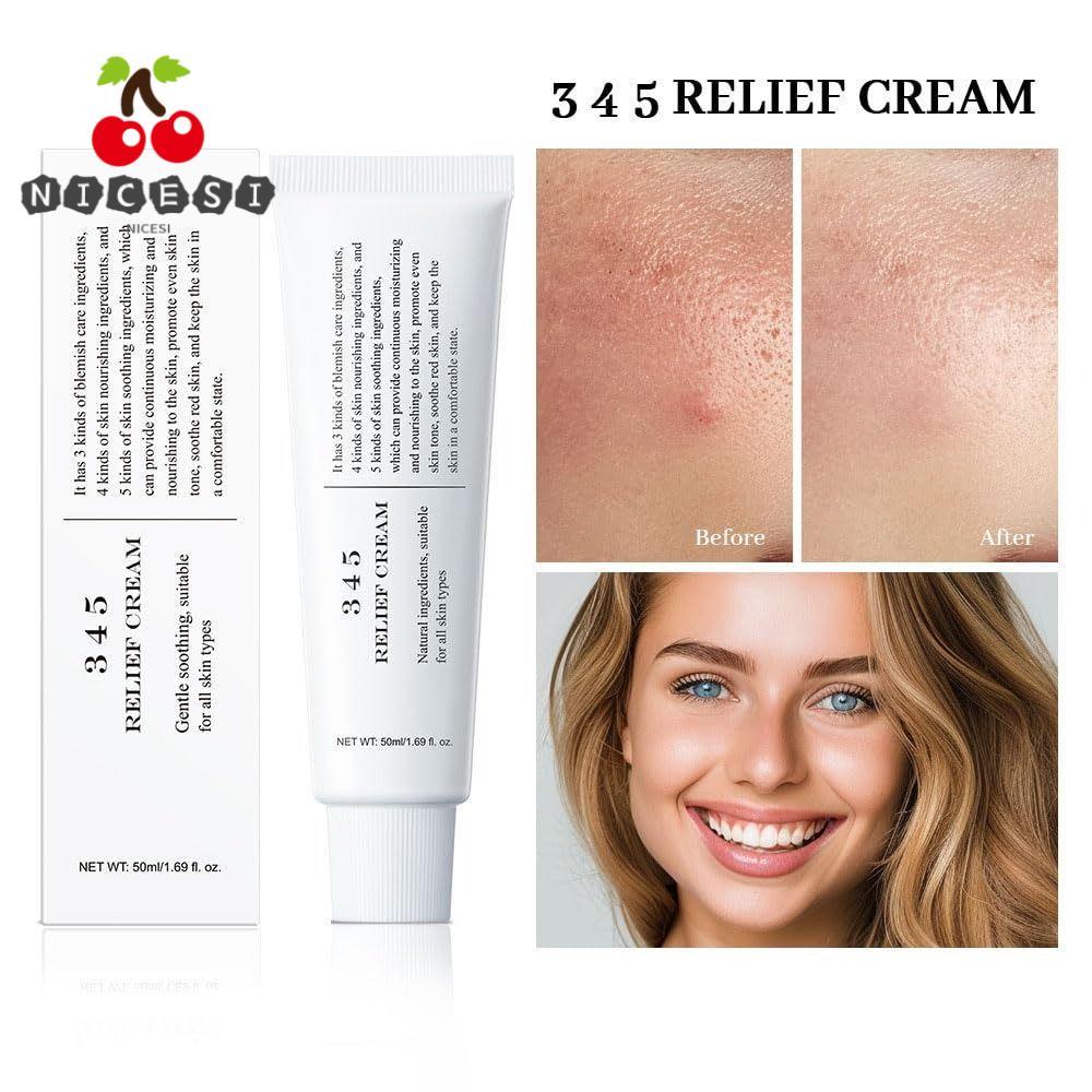 NICESI 147 Barrier Cream, Moisturizing with Hyaluronic Acid & Ceramides Intensive Repair Cream, Nour