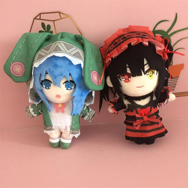 DATE A LIVE ตุ๊กตาตุ๊กตาของเล่นตุ๊กตา Himekawa Yoshino Tokisaki Kurumi น่ารักตุ๊กตาหมอนนุ่มของขวัญ 2