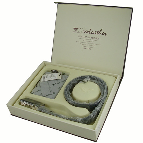 Crown Shop Wallet/Bill Holder ป้องกันการปลอมแปลง★สไตล์ใหม่ สไตล์ใหม่★กล่องของขวัญเข็มขัด/เข็มขัดกระเ