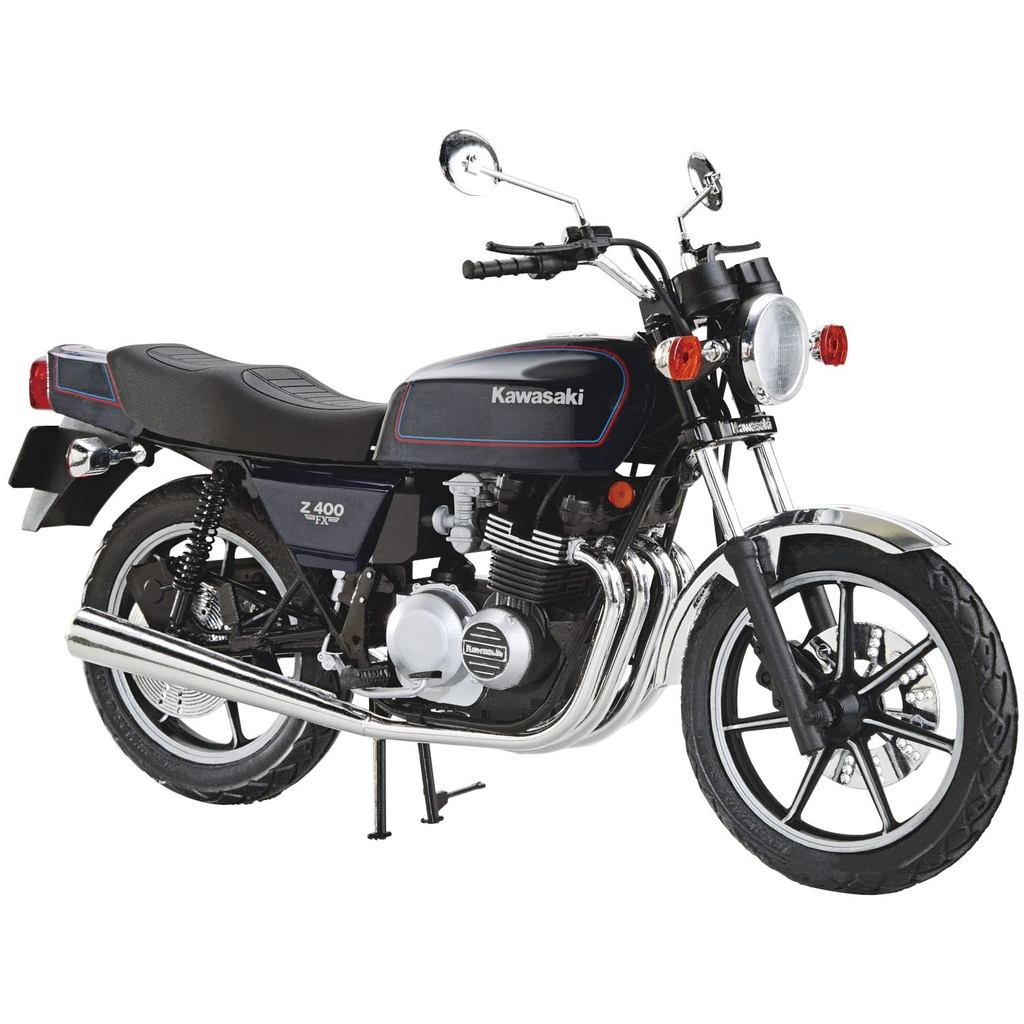 AOSHIMA 112 The Bike Series No34 Kawasaki KZ400E Z400FX 1979 โมเดลพลาสติก