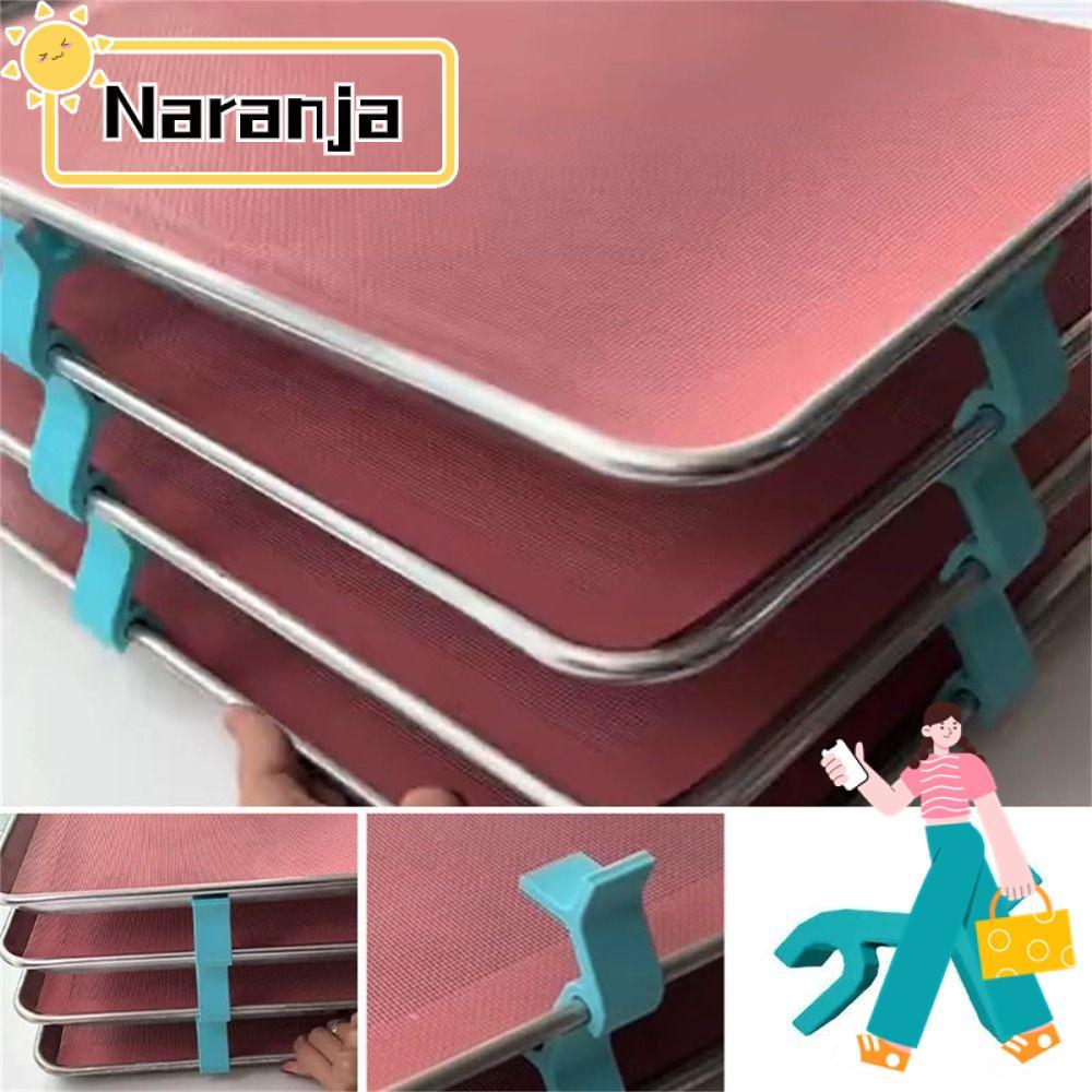 นราเนีย แผ่นอบซ้อนกัน,ถาดพลาสติกนํากลับมาใช้ใหม่ซ้อนผู้ถือ,ประหยัดพื้นที่ใช้งานง่ายอเนกประสงค์พาเลทหนีบสําหรับบ้านครัว