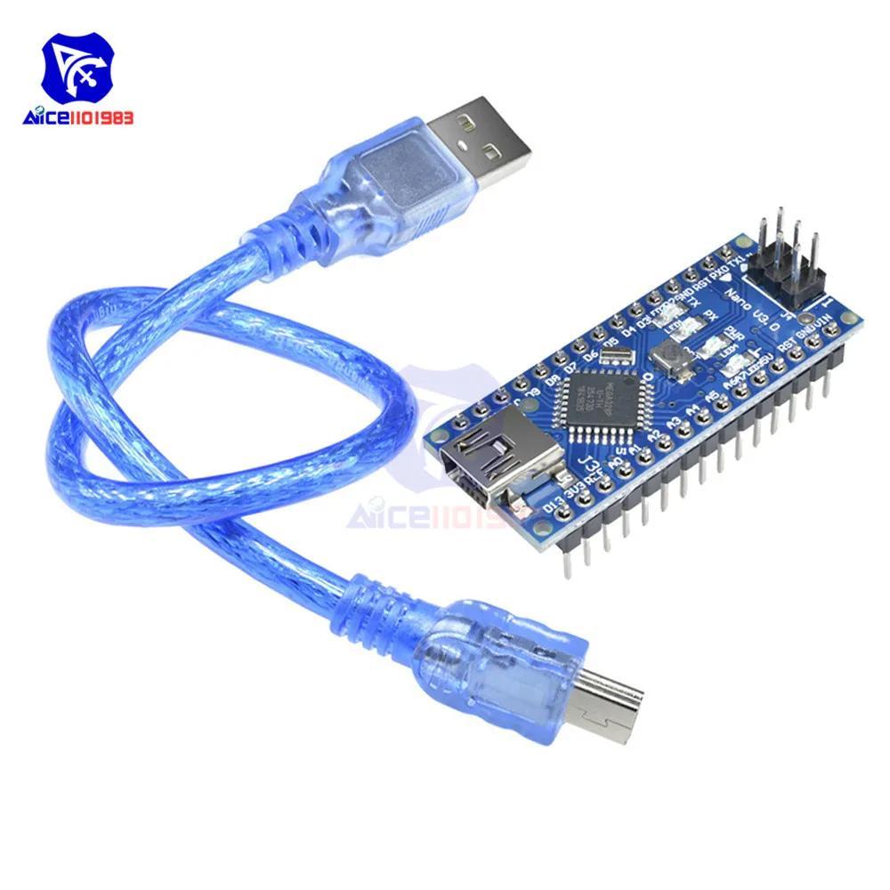 Nano V3.0 3.0 Mini USB Driver ATmega328 ATmega328P FT232RL 5V 16M Micro Controller สําหรับ Arduino O