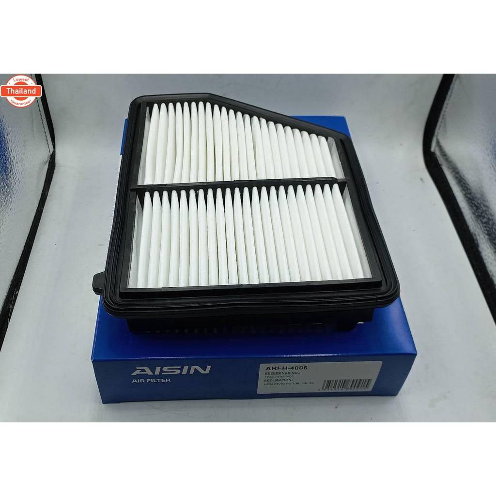 กรองอากาศ AISIN ARFH-4006 สำหรัรถ HONDA CIVIC FC year 2016 -2020 ARFH-4006