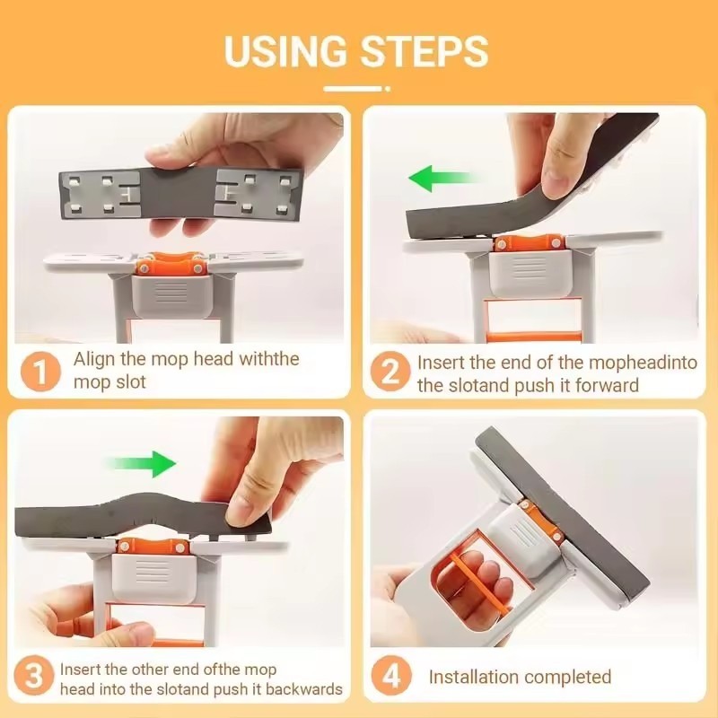 ไม้ถูพื้นฟองน้ําแบบใช้มือถือขนาดเล็ก 1/3/5 ชิ้น - ไม้ถูพื้นทําความสะอาดดูดซับแบบบีบตัวเองแบบพกพา - รูปที่ 6