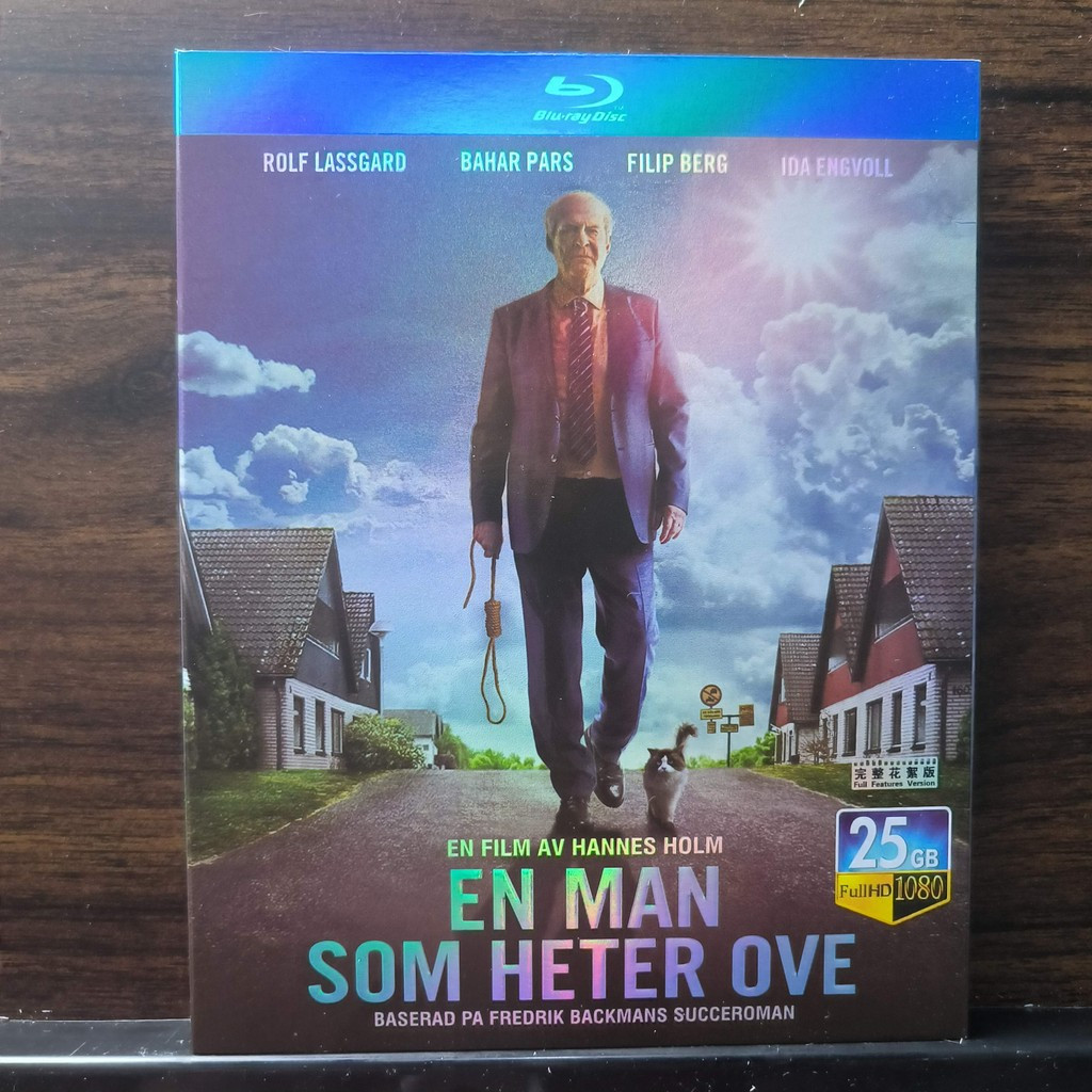 ฟิล์มสวีเดน Blu-ray Disc A Man เรียกว่า Ove / Mr. Ove/ En Man Som Heter Ove 2015 EN ZH ยี่ห้อใหม่ชนิ