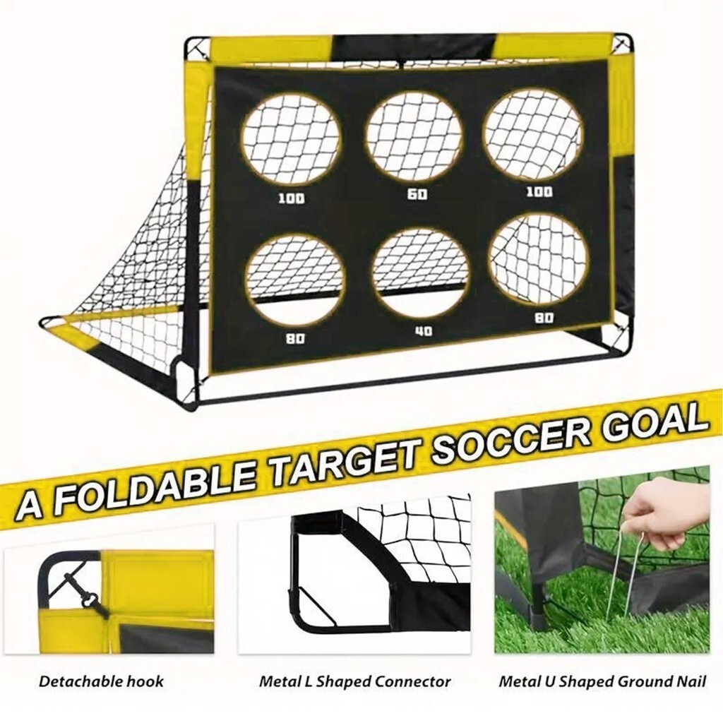 [svzfjuv] Soccer Goal Net Children Football Goal for Park Backyard Indoor Outdoor