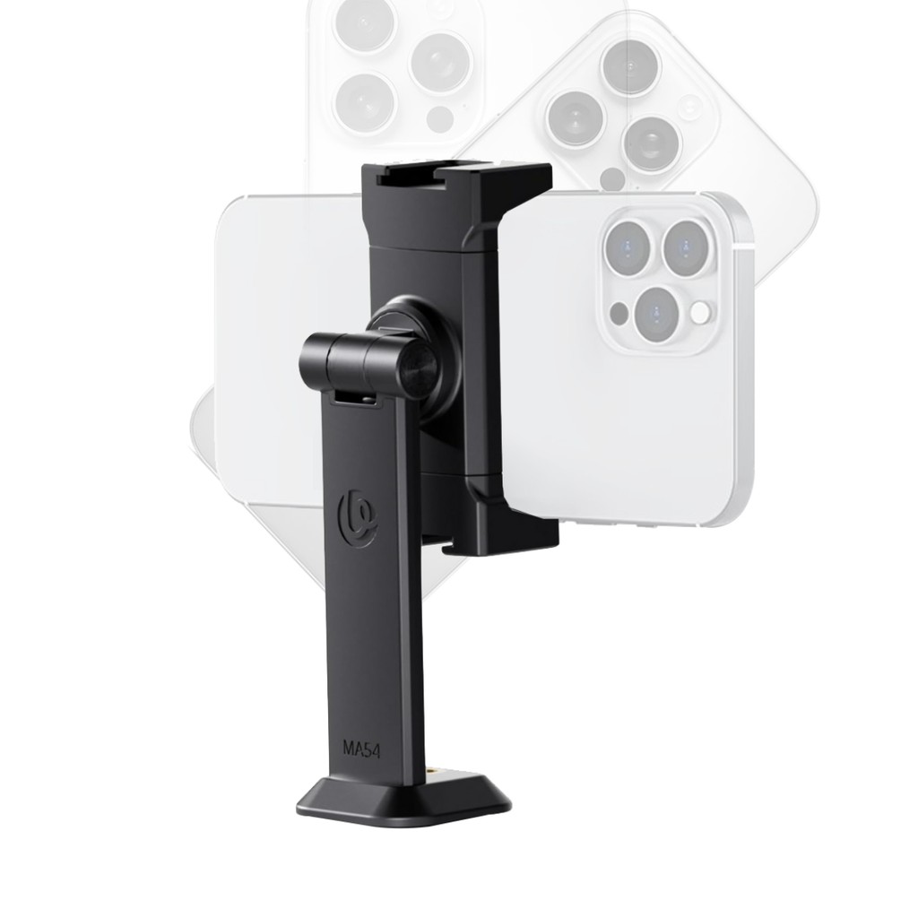 Ulanzi MA54 Phone Holder ที่จับมือถือ หัวจับมือถือ ระบบ Uka พร้อม Cold Shoe 2 ด้าน ต่อไฟเซลฟี่ ไมค์