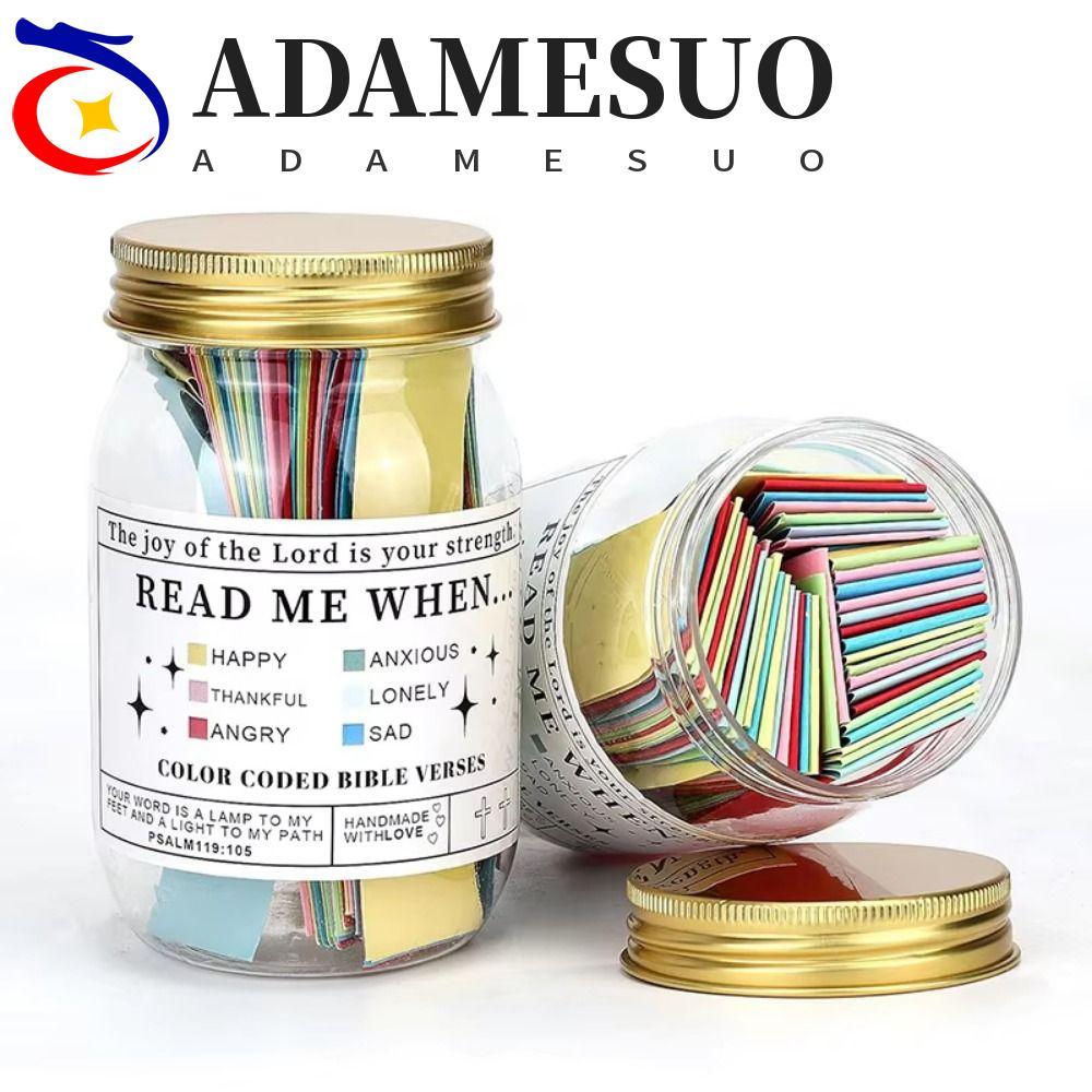 ADAMESUO Bible Verse Jar, Creative Bible Notes อ่านฉันเมื่อขวด, Gods Encouragement Emotions Feeling 