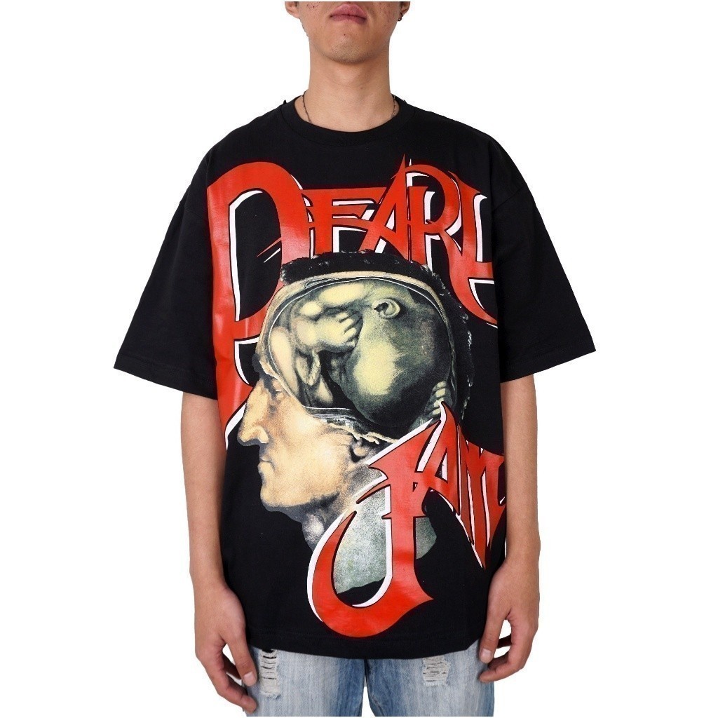 Fashion Pearl 2025 Jam Black เสื้อยืด Oversize (เสื้อยืดไมโครไฟเบอร์) เสื้อยืดกลางแจ้ง (พร้อมส่ง)