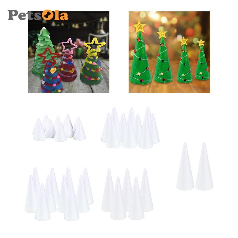 [Koolsoo2] Foam Cone Craft Diy Kid Painting Craft การจัดดอกไม้ Centerpiece Party