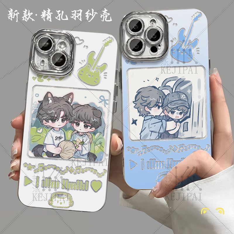 Reverse Love Q2 รุ่นเลนส์รวมทุกอย่าง Apple 17 เคสโทรศัพท์ 16iPhone15 ผู้หญิง 14 เคสแข็ง 13 กันกระแทก