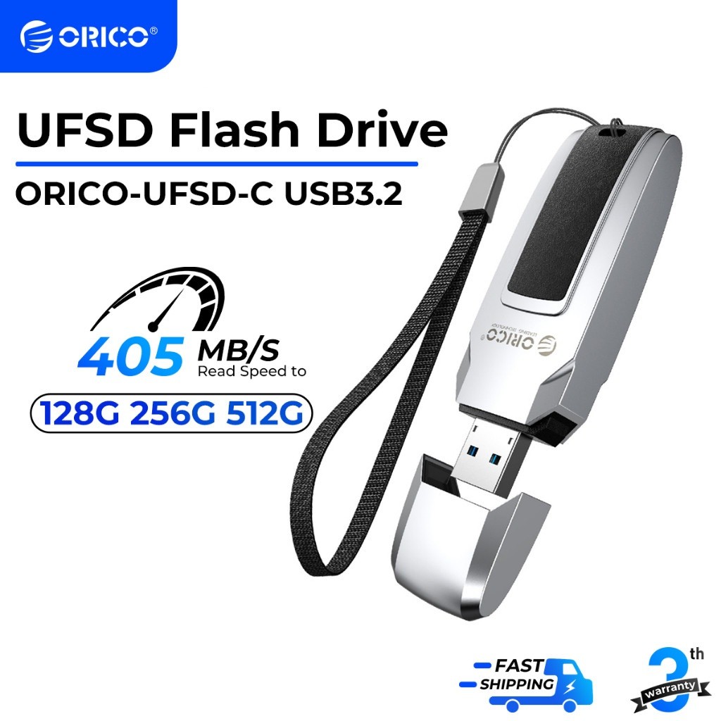ORICO USB Flash Drive 64GB 128GB 256GB 512GB Type C Pendrive thumbdrive U Disk （ORICOUFSDC）