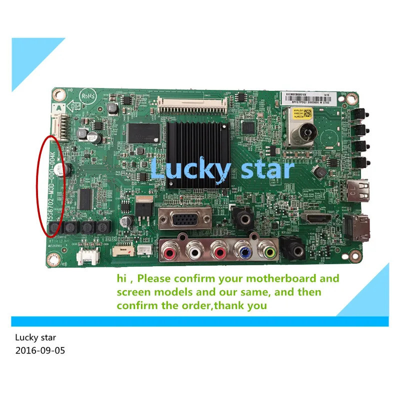 บอร์ด KDL-40R350B 715g6702-M0D-000-004K TPT400LA-J6PE1 บอร์ด good work parts