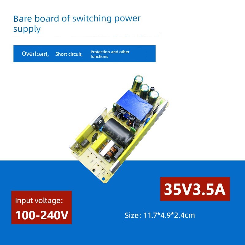 adapter หัวชาร์จ usb Weiqi เดิม35V3.5A อะแดปเตอร์แหล่งจ่ายไฟแบบสวิตชิ่งบอร์ดเปลือยจอแสดงผล3A สากลแผง