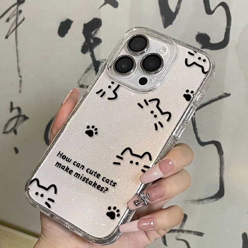 🍄barbie🍄ซอฟท์แอปเปิ้ลคิตตี้น่ารัก เคส iPhone 17 11 Pro Max 13 11 12 14 15 Pro Max 7 8 14 16 Plus X XS XR Max SE 2020