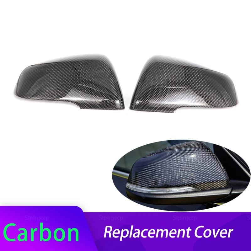 2x คาร์บอนไฟเบอร์ฝาครอบกระจกสําหรับ BMW x1 x2 Z4 1 2 Series F48 F49 F39 F45 F46 F52 F40 G29 สําหรับ 