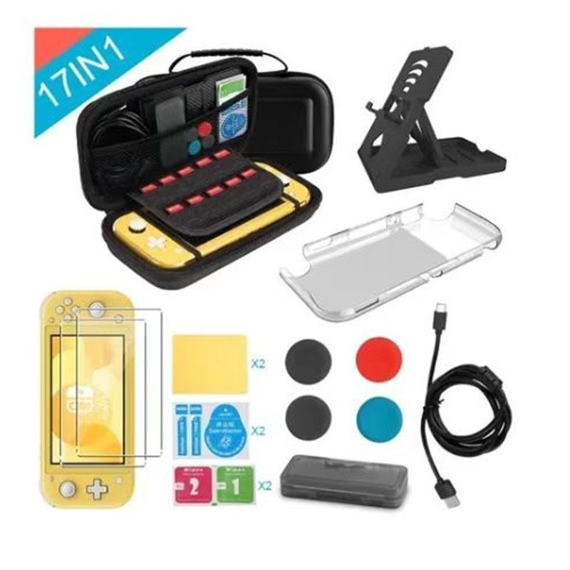 Nintendo lite ชุด Line switch ฟิล์มนิรภัยเหมาะสําหรับ Rocker Cap Crystal Shell Line Bracket กระเป๋าเ