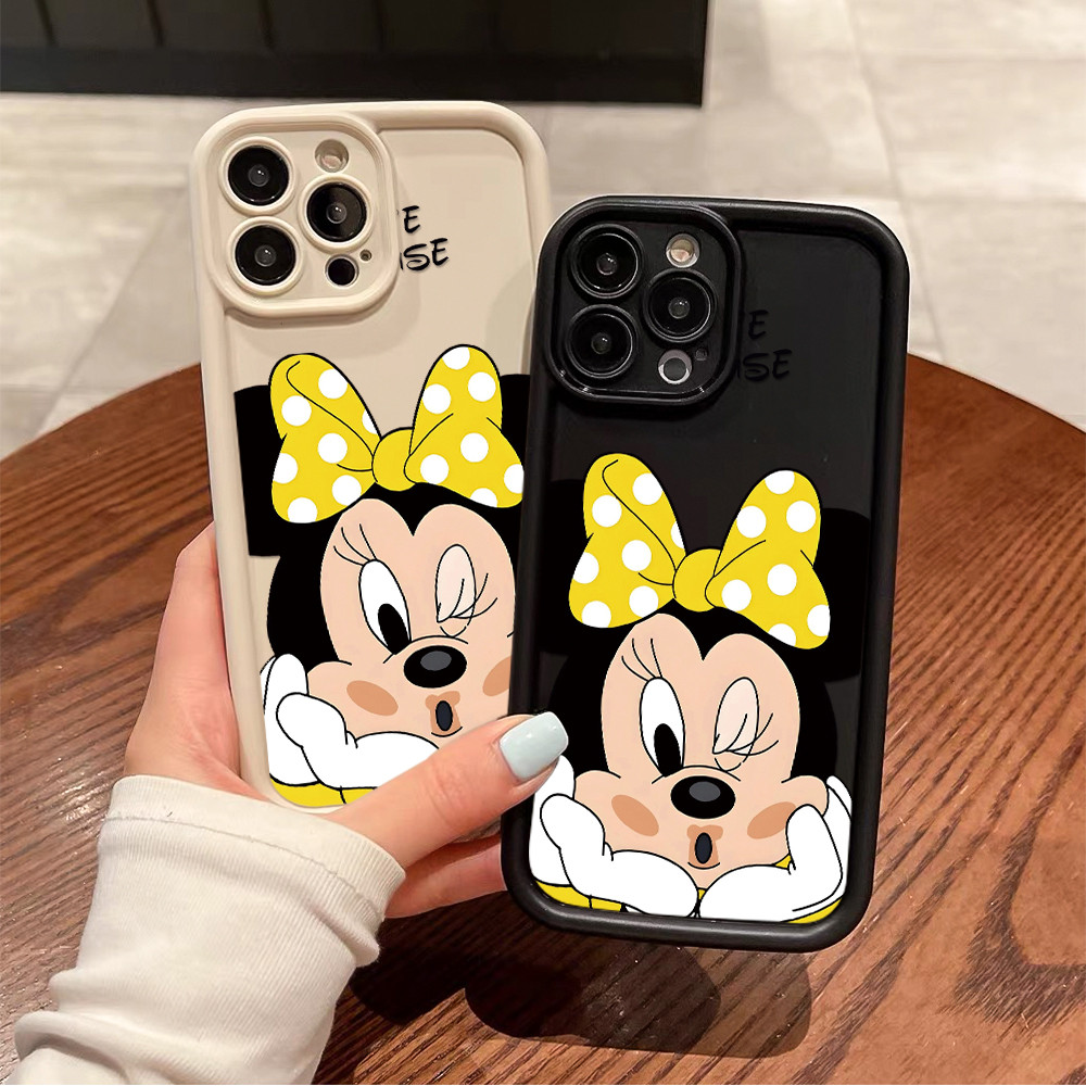 จัดส่งในพื้นที่ เคสพื้นผิวที่เป็นน้ำค้างแข็ง หนูน่ารัก For VIVO Y21 Y21S Y17 Y15S Y19S V19 Y16 Y22 Y22S Y33T JGS042