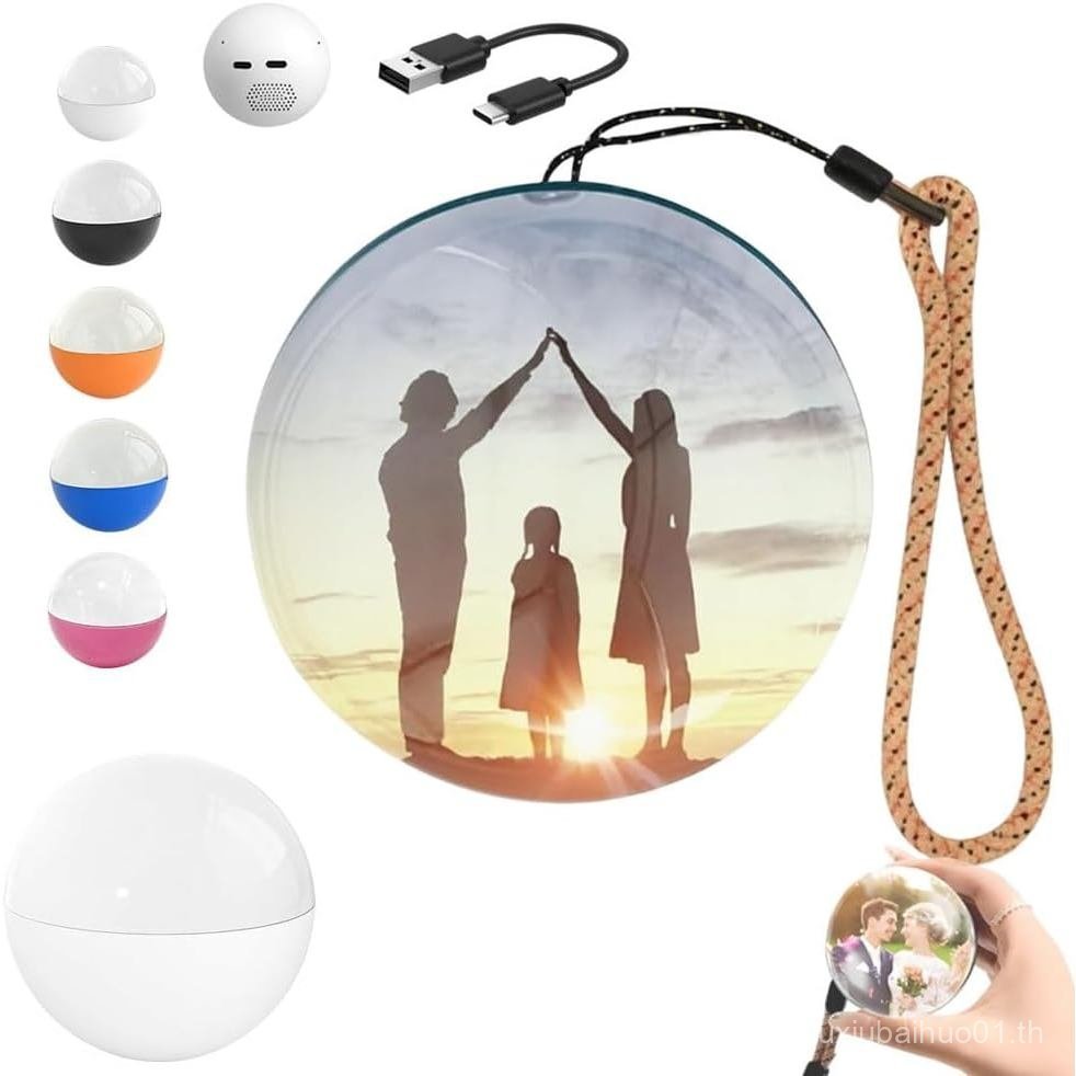 Corememory Memory Orb เครื่องประดับคริสต์มาสส่วนบุคคลโคมไฟทรงกลม Video Ball วิดีโอที่กําหนดเอง Spher