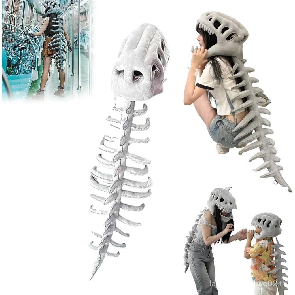 ชุดโครงกระดูก Spinosaurs สนุกกับฮัลโลวีน ของเล่นไดโนเสาร์ 3D (47.24 inches)