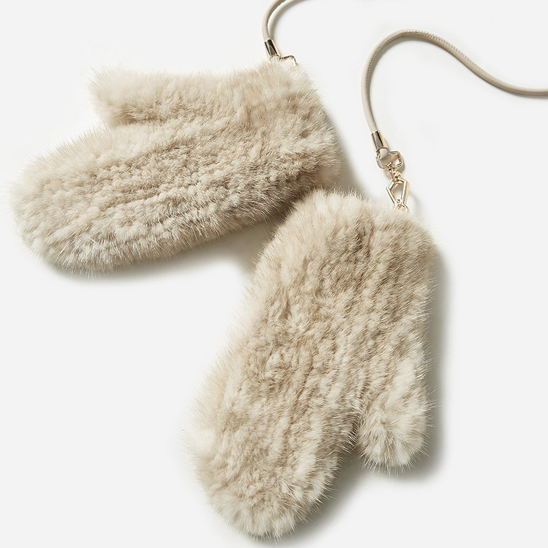 WSP05145 Big M Care Hands Luxury ทอ Copenhagen สีม่วงป้ายเกรด Mink Halter คอถุงมือ