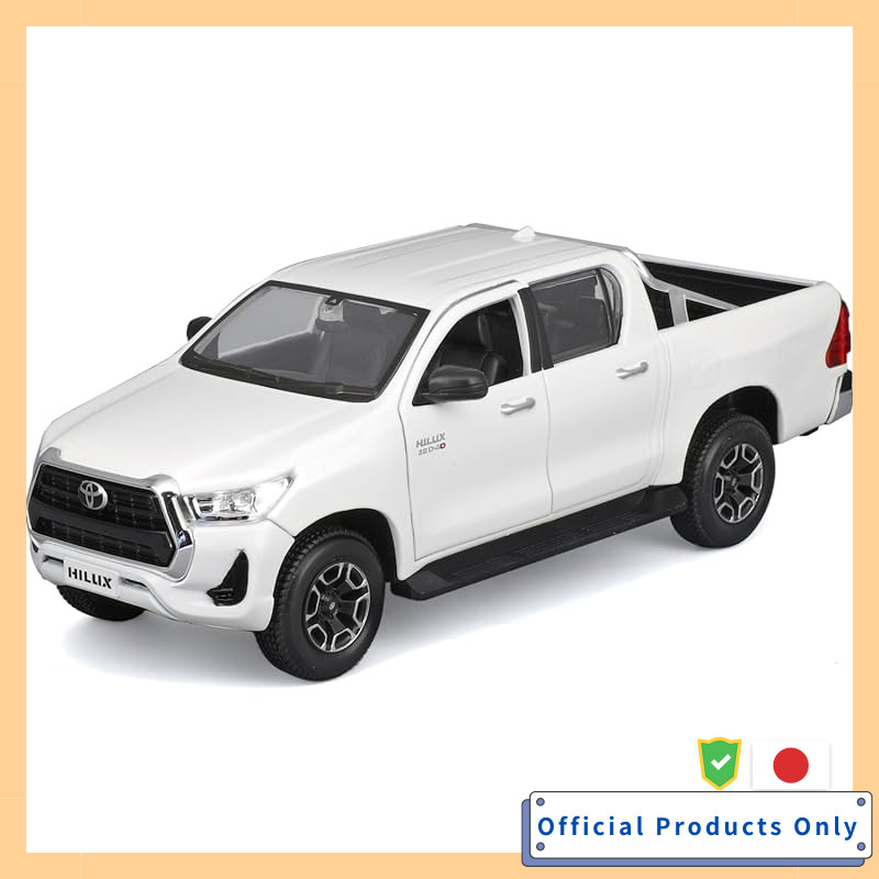 Maisto 1/27 Toyota Hilux White Mini Car Diecast Car Completed Product 32920 WT