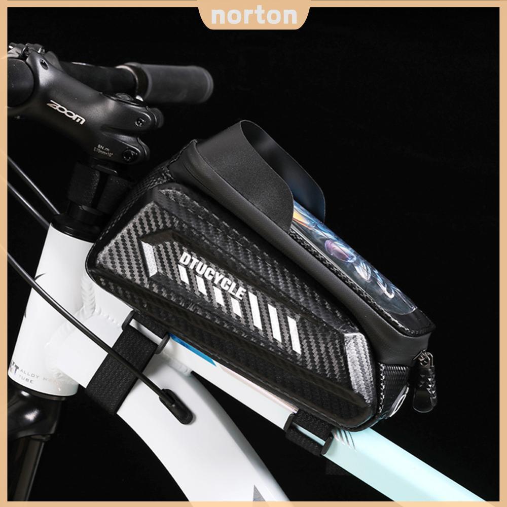 กระเป๋าหน้าจักรยาน 1.5L กับหน้าจอสัมผัส 7.4 นิ้ว แบบกันน้ำสำหรับ Top Tube Norton.th