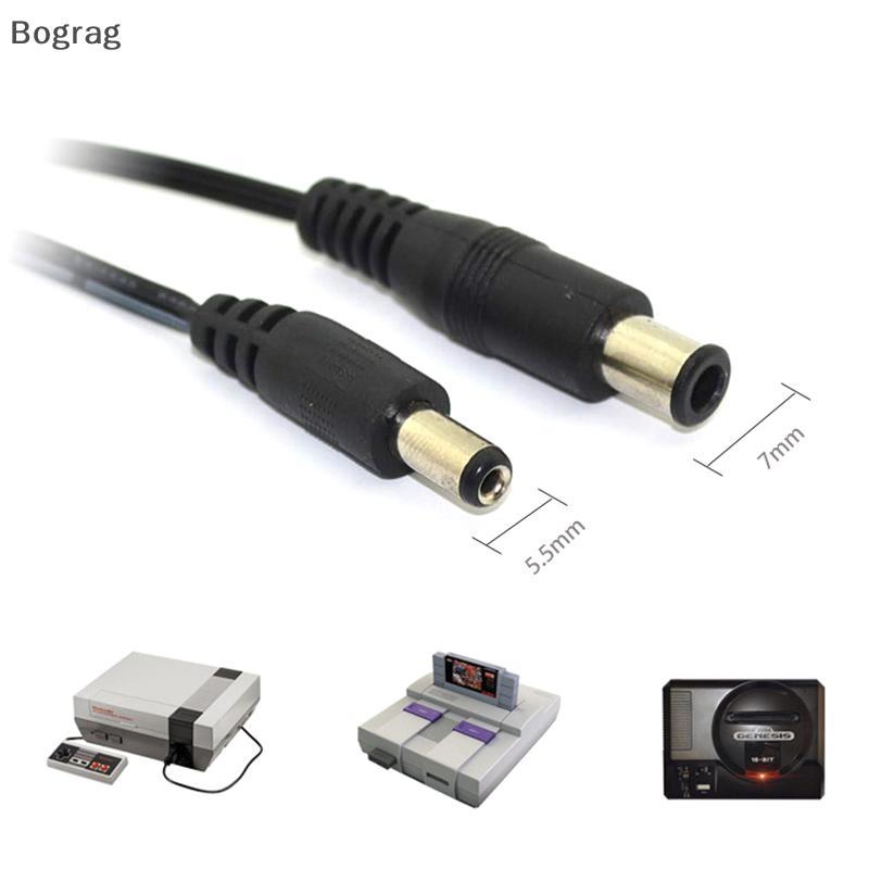 [Bogr] 1 ชิ้น 3 ใน 1 AC สายไฟอะแดปเตอร์สําหรับ SNES/NES/GENESIS 9V 3 ใน 1 แหล่งจ่ายไฟ COD