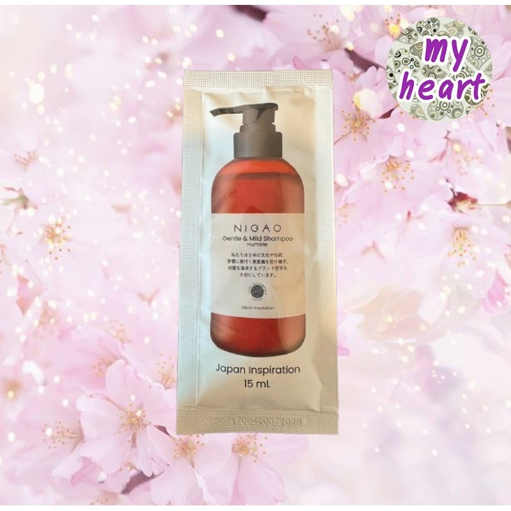 NIGAO Humble Gentle & Mild Shampoo 15 ml นิกาโอะ ฮัมเบิล เจนเทิล แอนด์ มายด์ แชมพู
