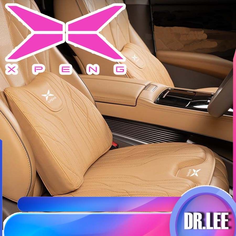 [READY]XPENG G6 Car Leather Headrest Cushion Seat Pad XPENG X9 Body Kit Decoration XPENG X9 EV Auto 