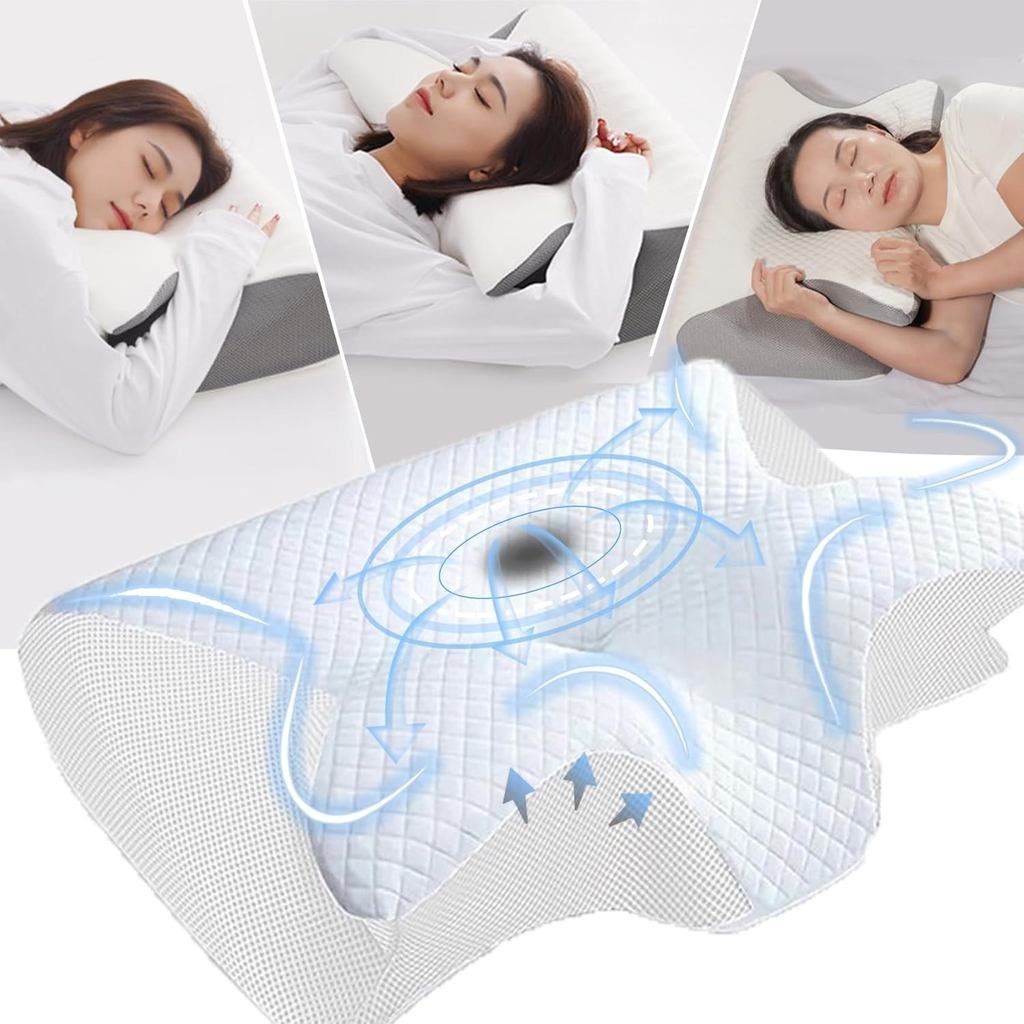 หมอนประสาทวิทยา Airway Pro ลดปัญหาSleep Apnea ออกแบบเพื่อรองรับคอ ท้อง และหลัง สู่การนอนที่ดีที่สุดใ