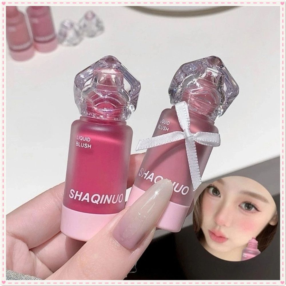 SHAQINUO Clear Blush บลัชออนเนื้อบางเบา Pure Desire Blush บลัชออนเนื้อแมตต์ที่มอบความชุ่มชื้นและโปร่