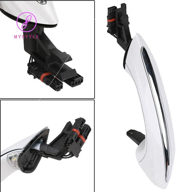 [gaozuo523.th] มือจับประตูด้านนอกรถยนต์ มือจับประตูด้านนอกสีขาว 51217231932 สําหรับ 5 6 7 Series F07