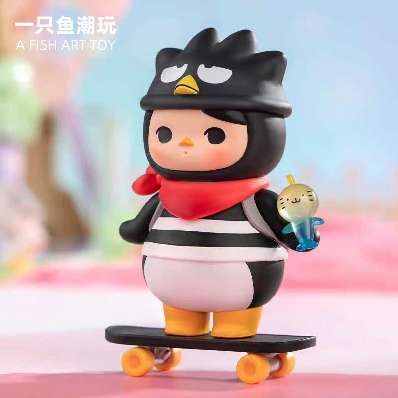 PUCKY Sanrio Family Series Mystery Box PUCKY Co-Branded POPMART POPMART Hello Kitty Set ทั้งกล่อง