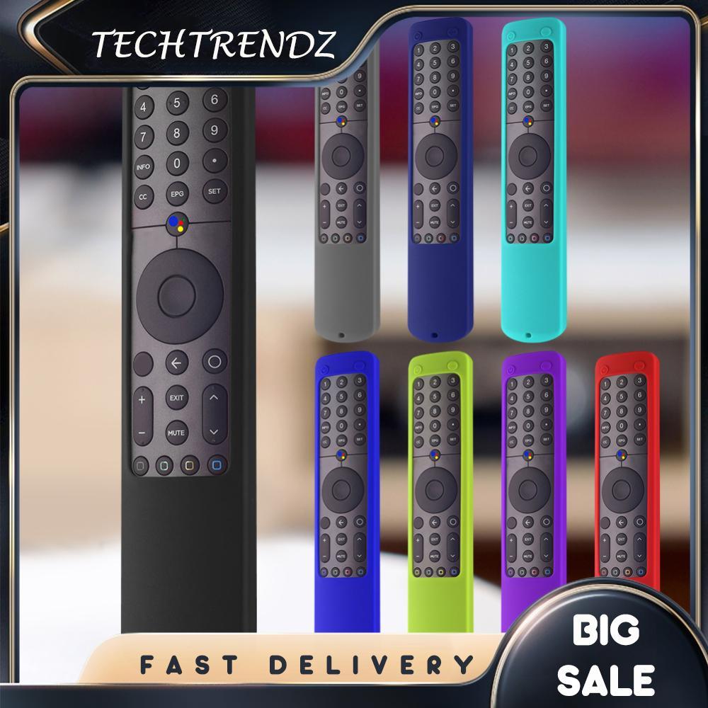 [techtrendz.th] แขนป้องกันซิลิโคนพร้อมเชือกเส้นเล็กล้างทําความสะอาดได้ทีวีรีโมทคอนโทรลฝาครอบอุปกรณ์เ