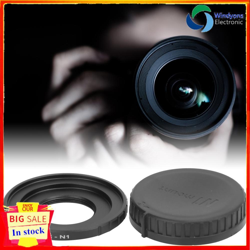 Windyons อะแดปเตอร์เลนส์ CN1 พร้อมด้านหลัง - กล้องอัลลอยด์เมาท์สำหรับ C J1/J2/J3/J4/J5/V1/V2/V3
