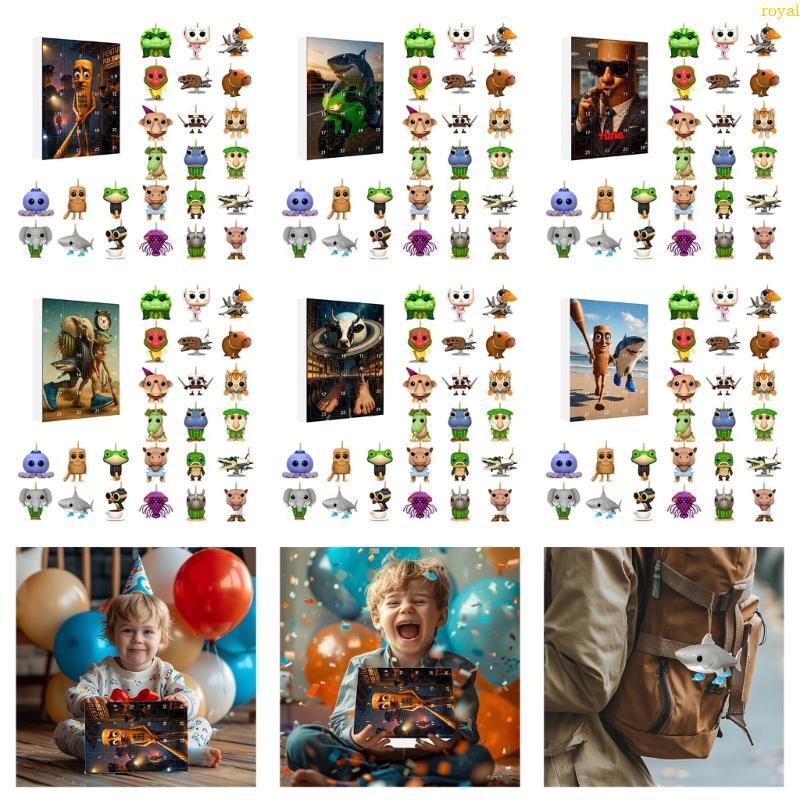 (ส่วนลดสูง)oyalking.th Tung Tung Sahur อะคริลิคตัวเลขชุด Intricately Tung Tung Sahur บทคัดย่อสิ่งมีช