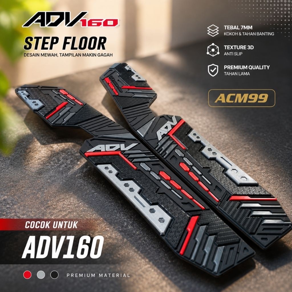 พรม ADV 160 Roadsycn Step Floor ADV 160 Premium Class Motopad27 Original