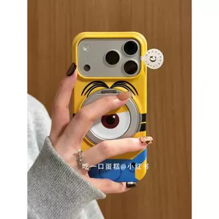 Overalls Cyclops 360 วงเล็บหมุนได้เหมาะสําหรับ 17promax เคสโทรศัพท์ iphone16 เคสกันกระแทก