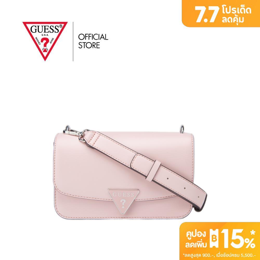 GUESS กระเป๋า รุ่น LE982820 ESMERAY FLAP CROSSBODY CROSSBODY สีชมพู
