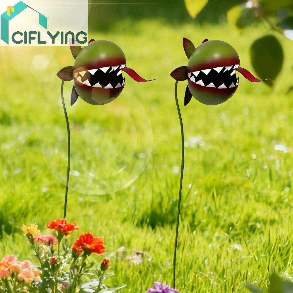 Venus Flytrap Garden Stakes Rust Proof Large Venus Flytrap Monster Plant Sculpture Whimsical Yard Ar