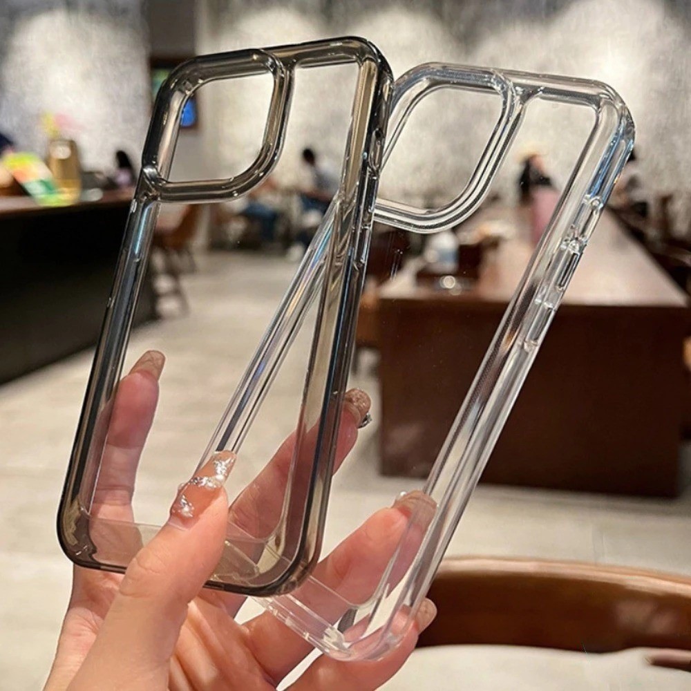 SOFTCASE SILICONE AIR BAG CLEAR CASE สําหรับ OPPO A3X A3 NFC PRO INDO A58 A78 5G A60 A78 A98 F1S F5 