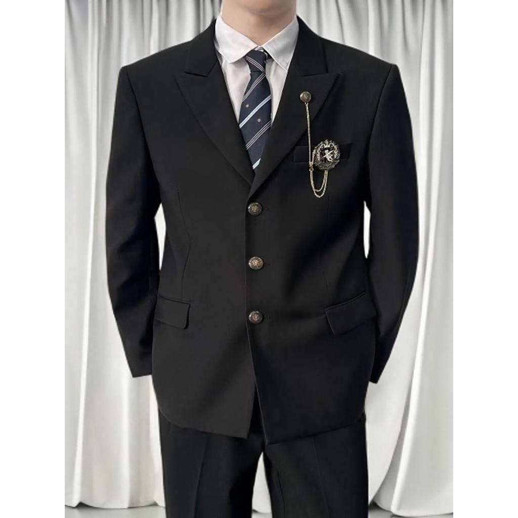 Eros Cupid Suit Jacket Suit Class Uniform Uniform Boys a Whole Set Student School Uniform Adult Dres