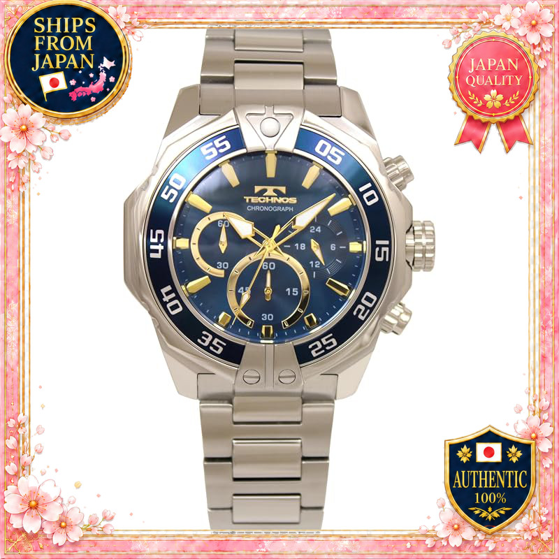 TECHNOS Chronograph Watch T6C40GN