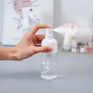 ขวดสเปรย์เปล่า Nano Mist Fine Trigger รีฟิลโปร่งใส PET ร้านทําผมสวน 200 300 500Ml