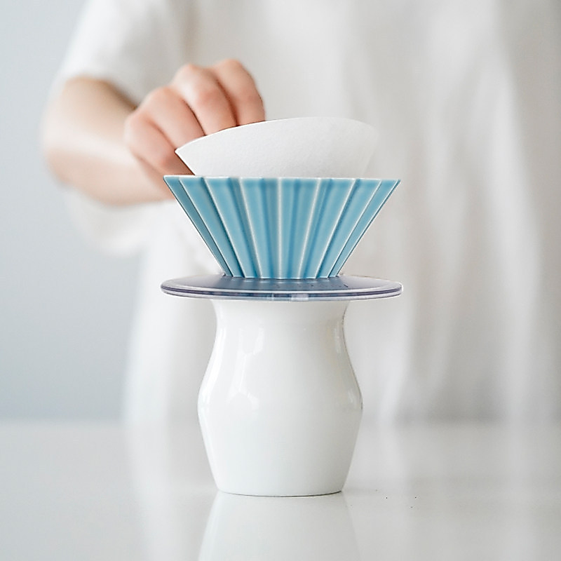 [อุปกรณ์กาแฟ] ORIGAMI ORIGAMI Filter Cup S Size Japan Hand-Brewed Coffee Ceramic PINN Filter Cup No.