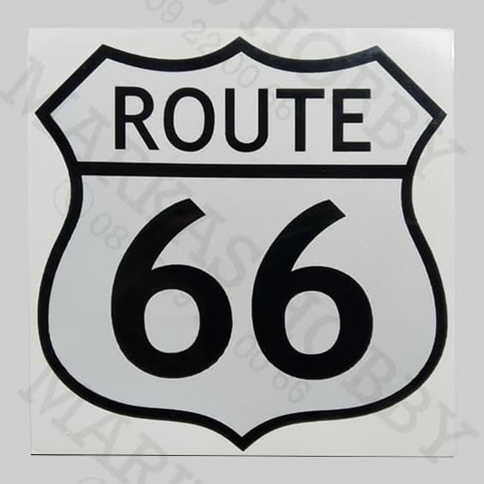 สติ๊กเกอร์เดินทาง Route 66 Retro