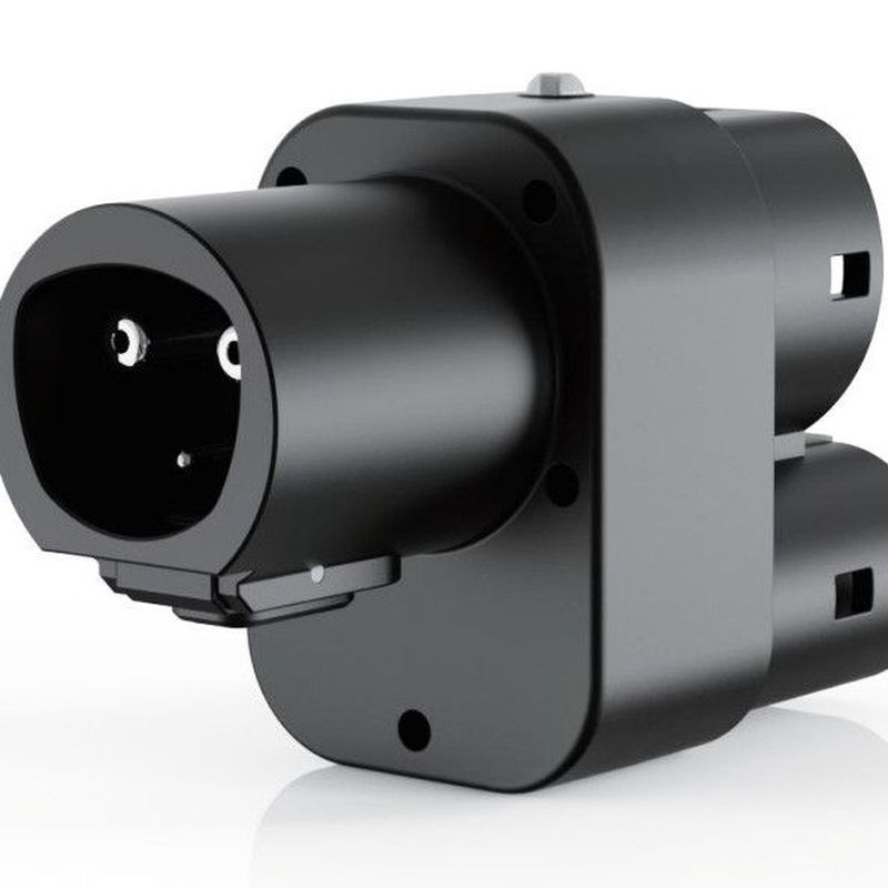 TESLA NACS-CCS2 TESLA ถึงมาตรฐานยุโรป DC Adapter Fast Charge 1,000V300A Fast Charge Adapter t