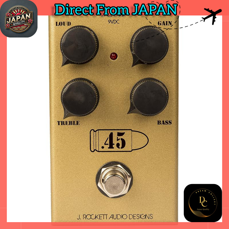【Domestic Genuine Product】 J. Rockett Audio Designs (JRAD) Guitar Effect Pedal 45 Caliber Overdrive